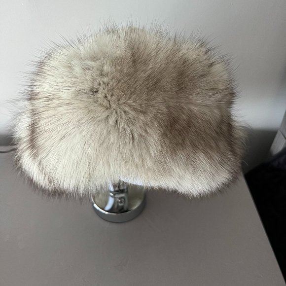 White -grey real Scribe Aviator  Woman  Hat - Picture 5 of 16